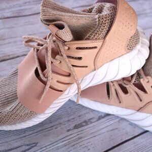 Adidas Tubular Doom Primeknit Mens Sneakers Pale Nude BB2390